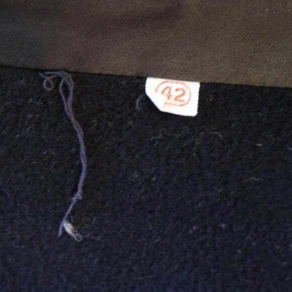 MENS BLOOMINGDALES THE MENS STORE DARK NAVY COAT SZ 42 - Picture 11 of 14